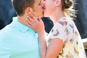 Emily and Dustin’s Spring Engagement Session at Helen Hunt Falls