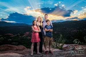 Family Portraits at The Garden of The Gods: The Racine Family