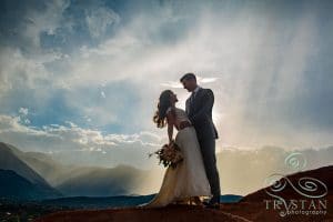 Jayne & Ryan’s post-wedding couple portraits at The Garden of The Gods