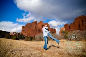 Lisa and Chris’ Engagement Session at The Garden of the Gods